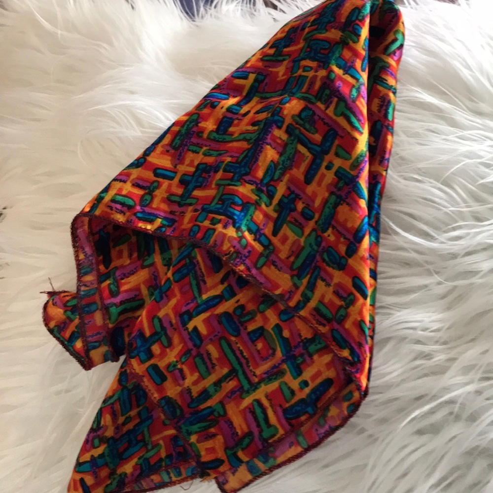 100% Silk Scarf with unique design.